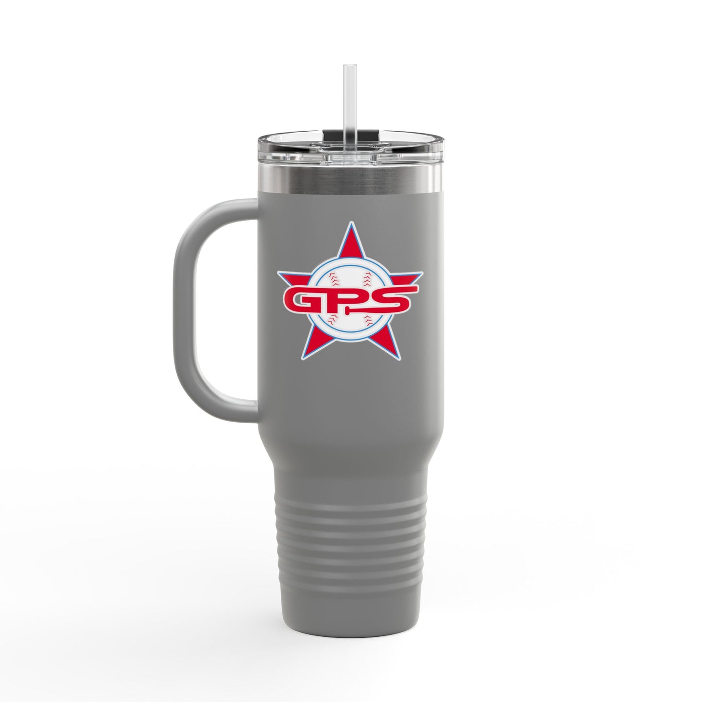 40oz Insulated Travel Mug - 'GPS Baseball Logo' - Perfect for Sports Enthusiasts