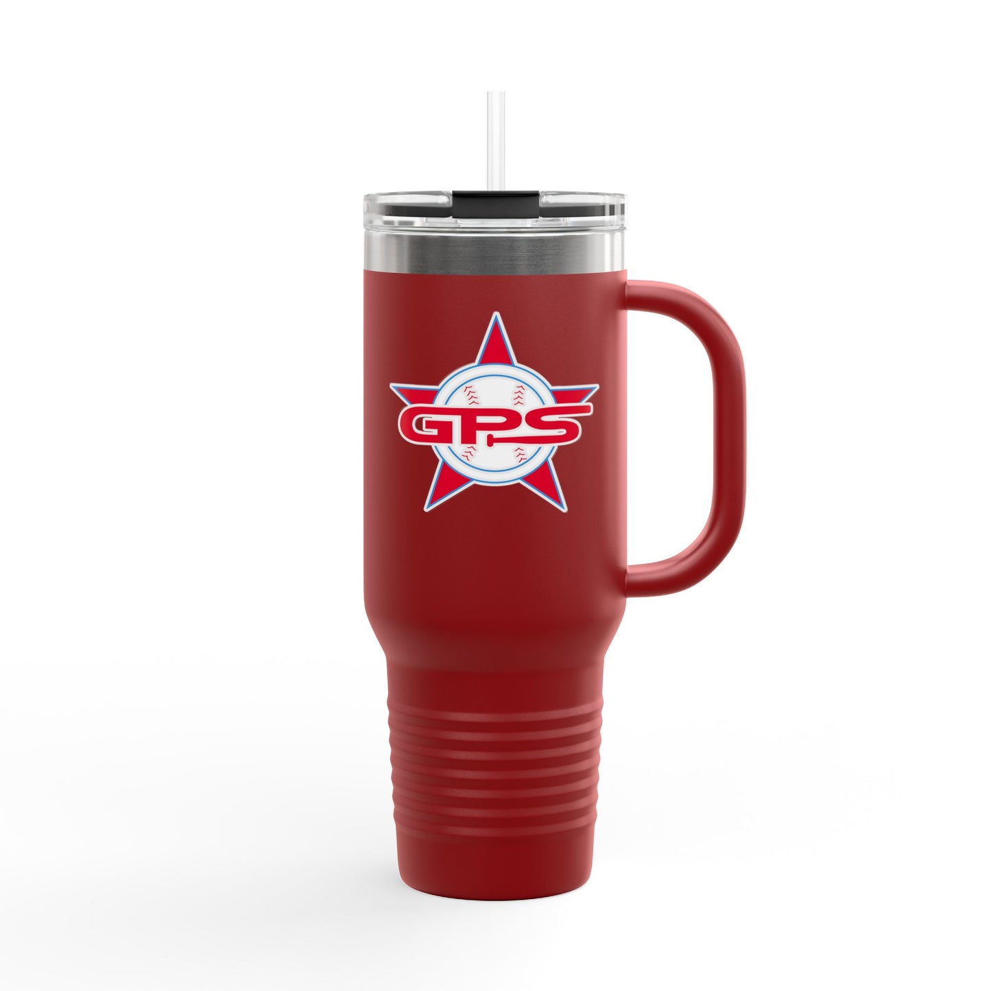 40oz Insulated Travel Mug - 'GPS Baseball Logo' - Perfect for Sports Enthusiasts