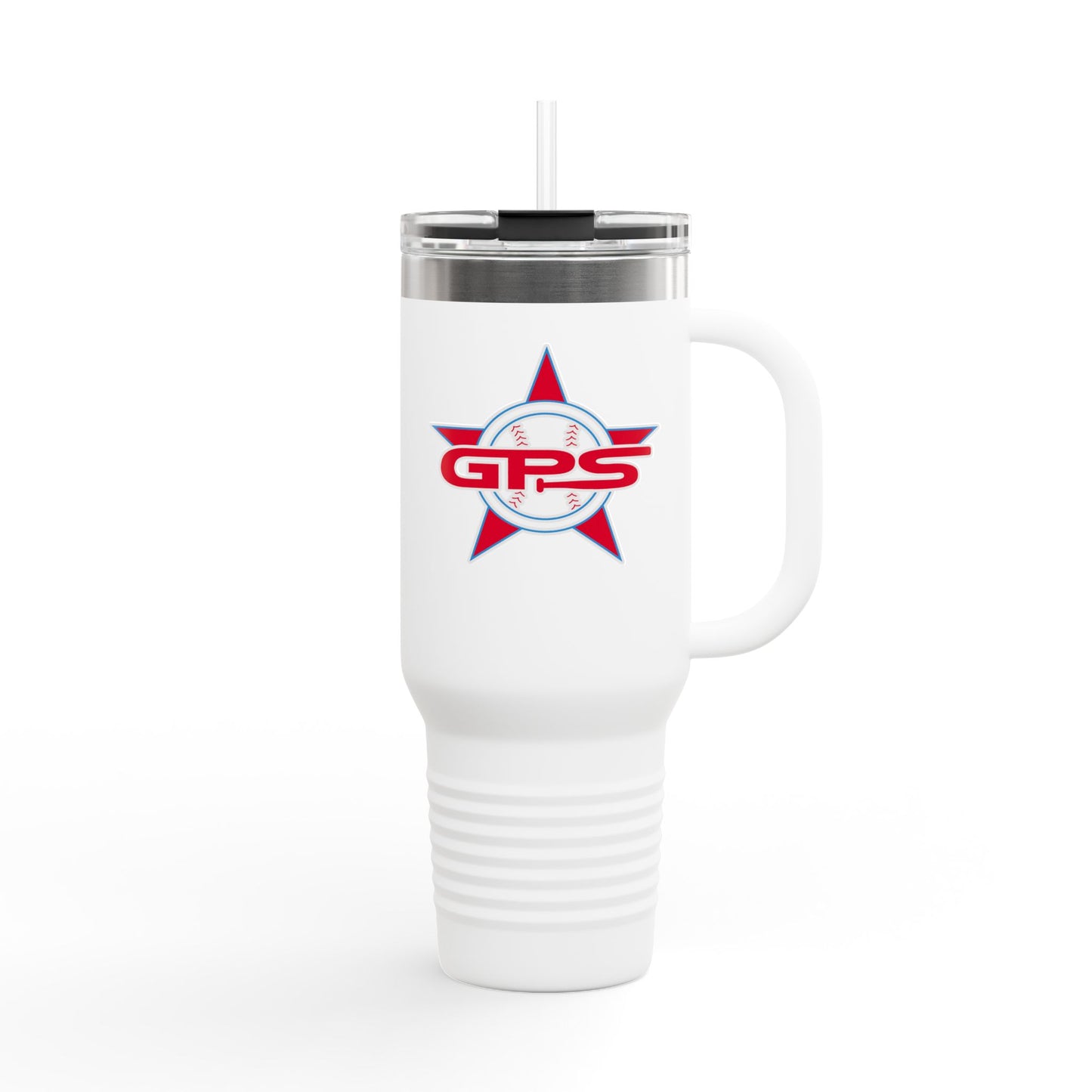 40oz Insulated Travel Mug - 'GPS Baseball Logo' - Perfect for Sports Enthusiasts