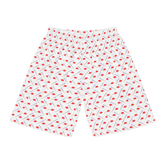 Athletic Shorts - GPS Logo Cap & Bat Design