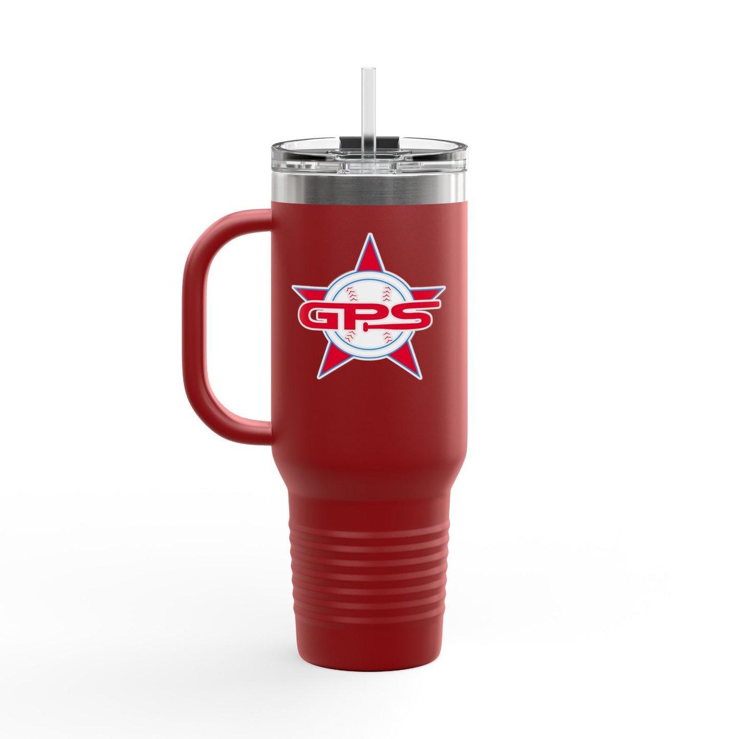 40oz Insulated Travel Mug - 'GPS Baseball Logo' - Perfect for Sports Enthusiasts