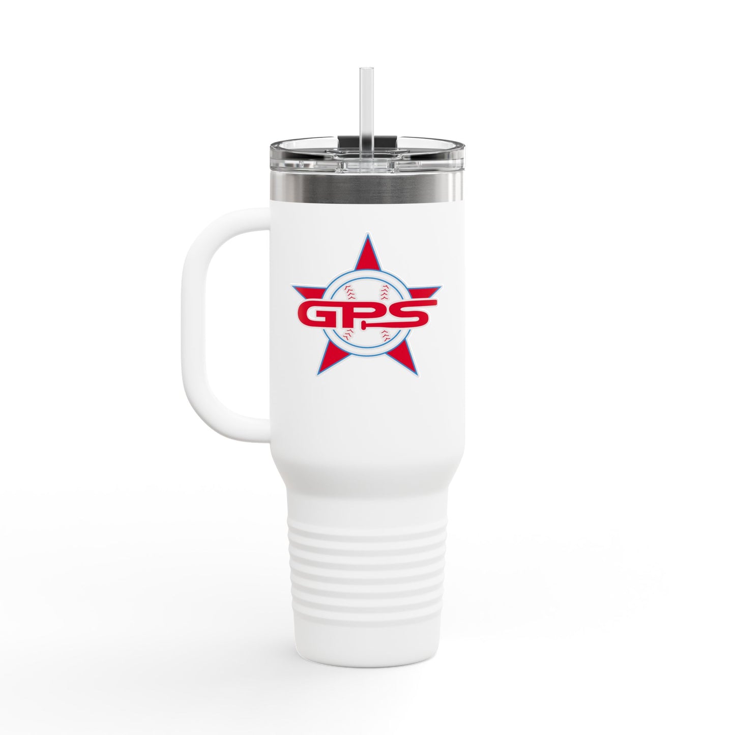 40oz Insulated Travel Mug - 'GPS Baseball Logo' - Perfect for Sports Enthusiasts
