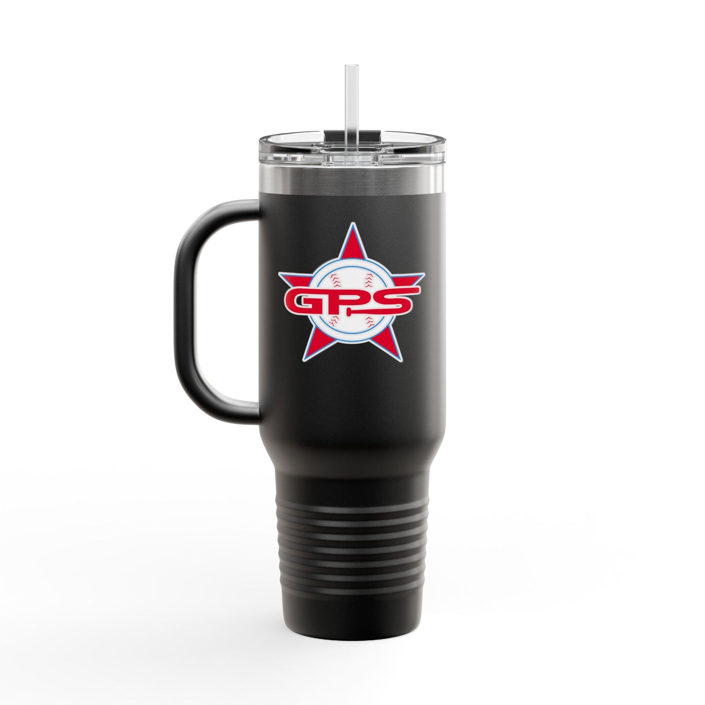 40oz Insulated Travel Mug - 'GPS Baseball Logo' - Perfect for Sports Enthusiasts