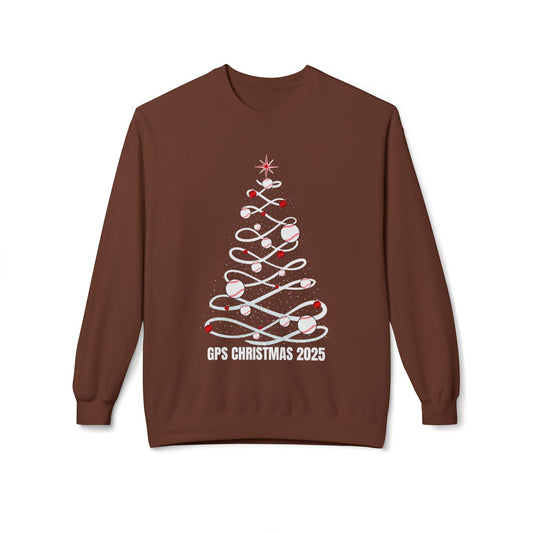 Cozy GPS Baseball Christmas Sweatshirt