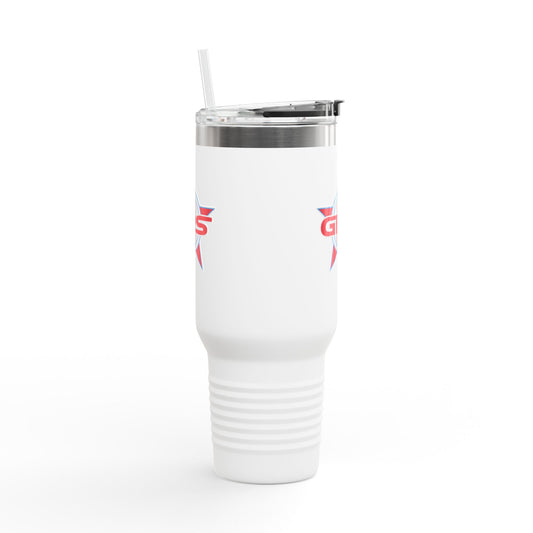40oz Insulated Travel Mug - 'GPS Baseball Logo' - Perfect for Sports Enthusiasts