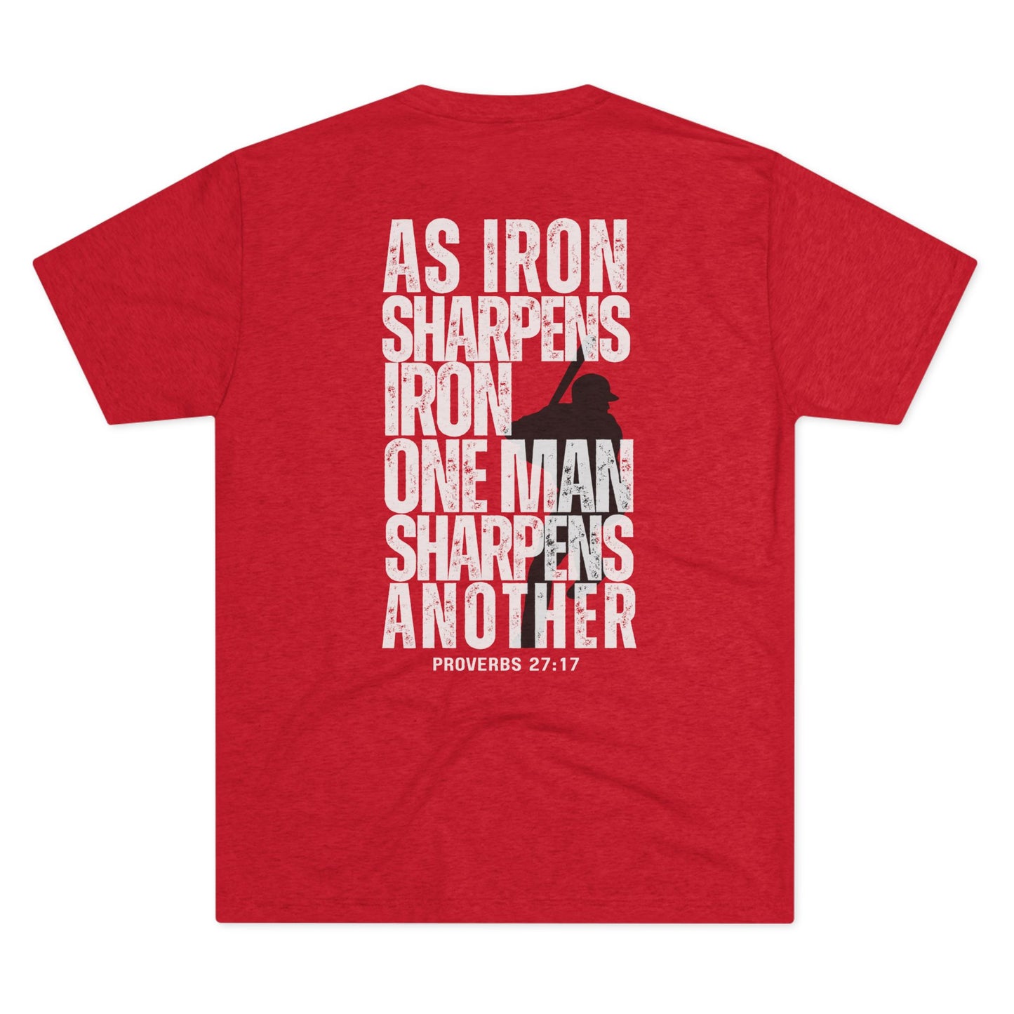 Baseball Tee - As Iron Sharpens Iron Design