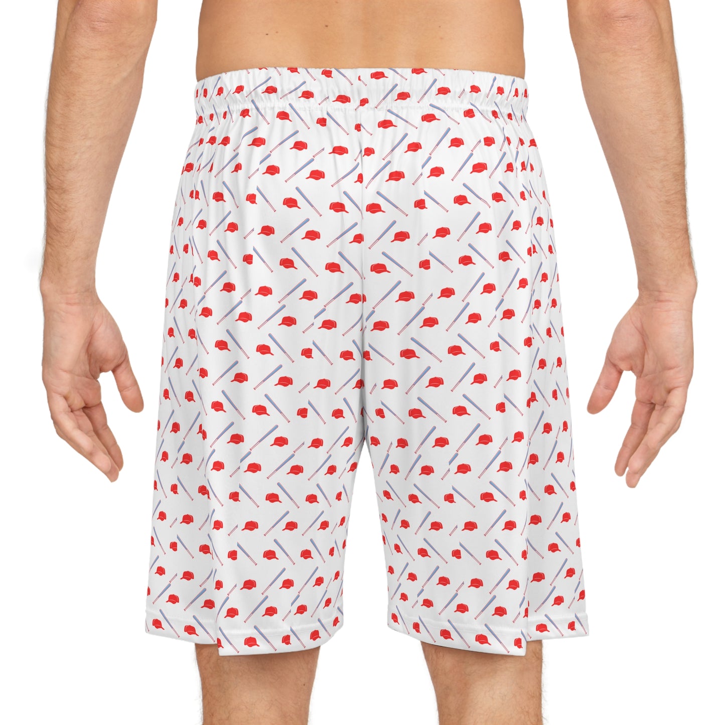 Athletic Shorts - GPS Logo Cap & Bat Design