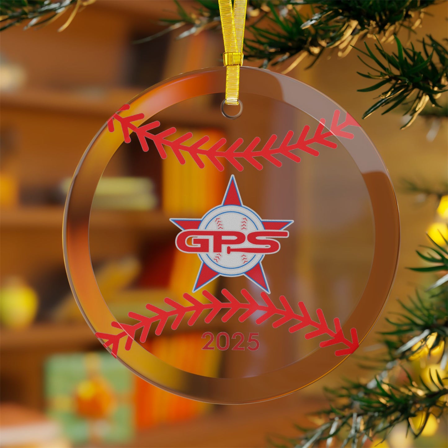 Baseball Glass Ornament, Holiday Gift for Baseball Lovers 2025