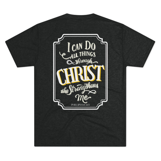 Inspirational GPS Tee - Phillipians 4:13